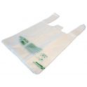 100 SACS SACHETS A BRETELLES VEGEOS 260X450 M/M BIODEGRADABLE CONFORME LOI