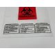 Zip lock biohazard kangaroo bags 170 x 250 + 60 / 170 X 180 mm