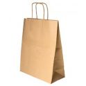 Sac papier à poignées torsadées ficelle
