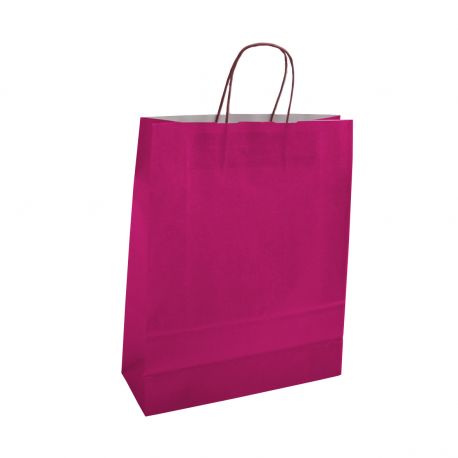 Sac papier à poignées torsadées ficelle