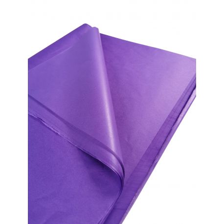 Feuilles papier de soir mousseline fushia 50x75 cm