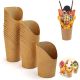 50 Pots wrap en carton Kraft brun 360 ml