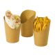 50 Pots wrap en carton Kraft brun 360 ml
