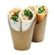 50 Pots wrap en carton Kraft brun 360 ml