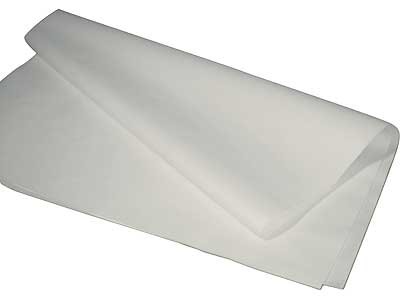 Feuille papier de soie mousseline Blanc 50x75 cm emballage garrigou