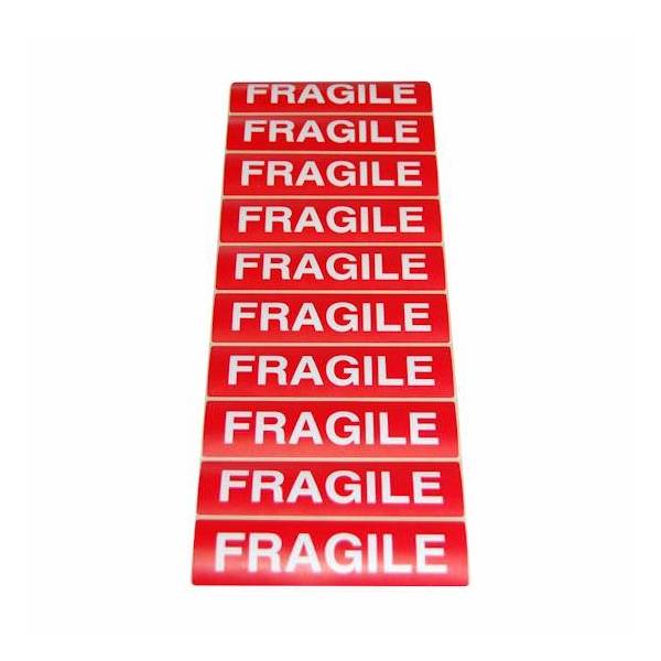 Etiquettes autocollantes Fragile