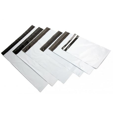 Pochettes enveloppes plastiques opaques 400x500 m/m emballage garrigou