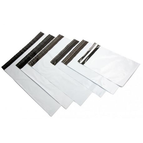 Sacs D'expédition Plastique Opaques - Lot De 100, 30,5 X 38 Cm, Autocollants, Pour Vêtements, Colis, Imperméables