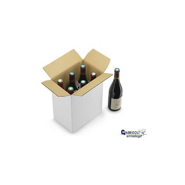 Tube carton personnalisé pour bouteille de vin 