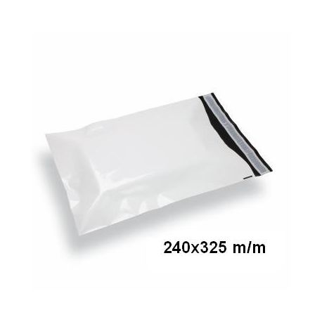 Pochettes enveloppes plastiques opaques 240x325 m/m