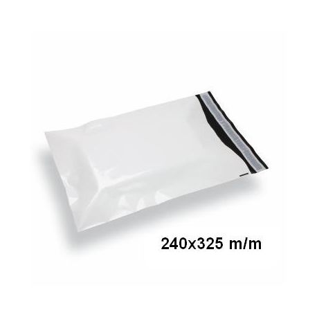 Pochettes enveloppes plastiques opaques 240x325 m/m emballage garrigou