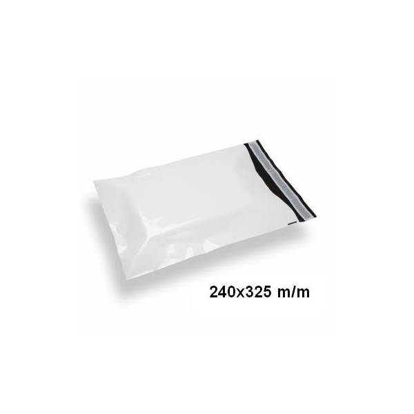 Pochettes enveloppes plastiques opaques 240x325 m/m emballage garrigou