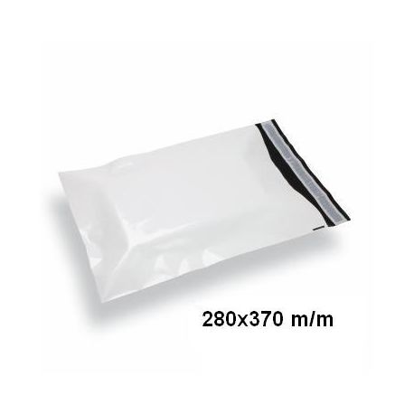 Pochettes enveloppes plastiques opaques 280x370 m/m