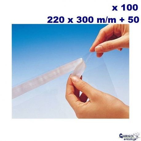Sachet plastique cellophane transparent