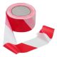 6 rubans rouleaux de signalisation rouge et blanc rubalise 50 x 50 ml