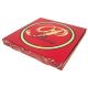 100 boites Pizza en Carton Alimentaire Format 330 x 330 x 35 m/m ou 33 x 33 x 3,5 cm